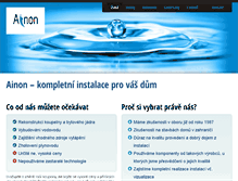 Tablet Screenshot of ainon.cz
